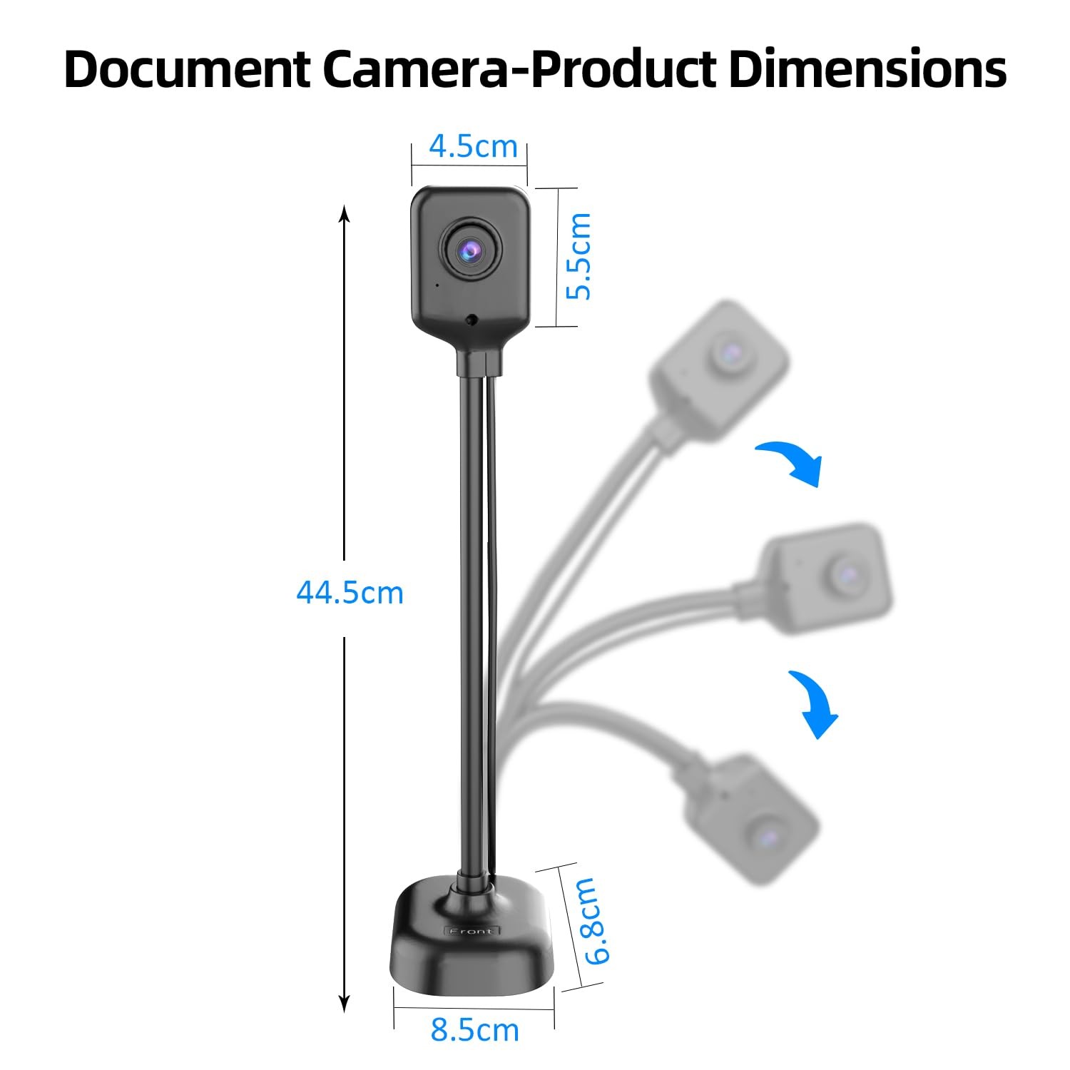Document Camera for Teachers and Classroom, Gawervan USB Webcam/Doc Camera Bu...