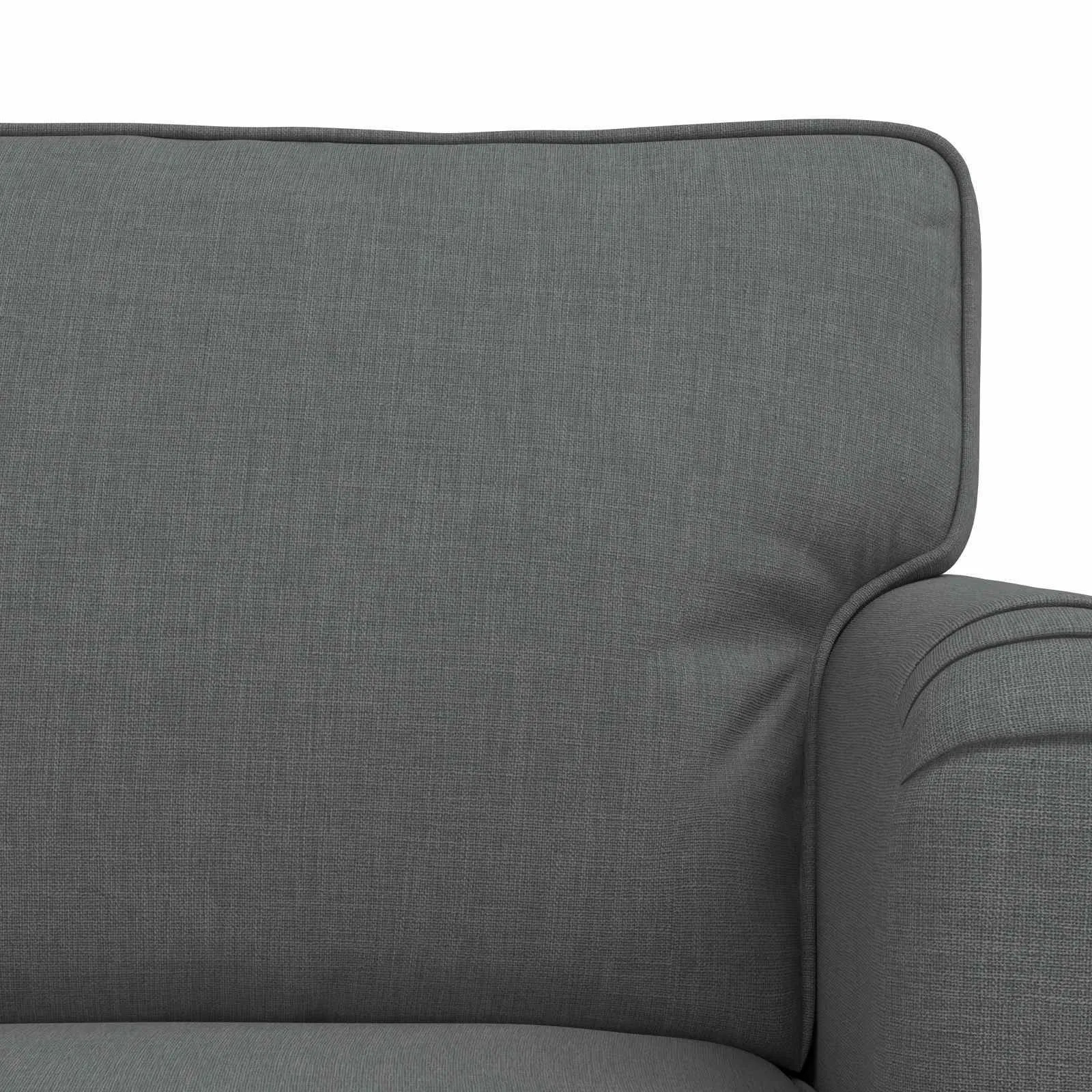 Sofa Set 2 pcs Dark Grey 144 x 80 x 85 cm Fabric
