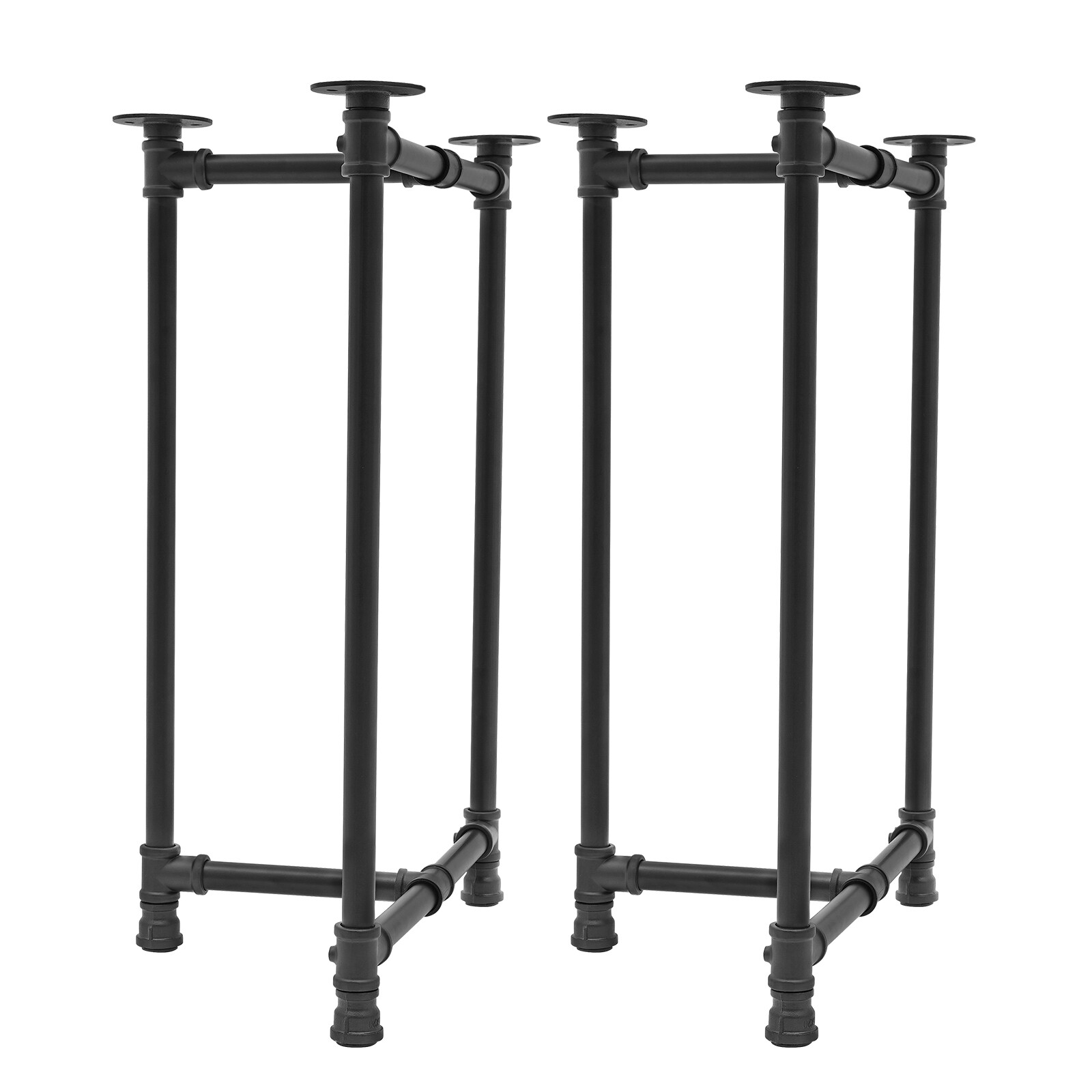 Table Legs Set of 2 Metal Desk Leg 28-Inch Dining Table Legs Industrial Black