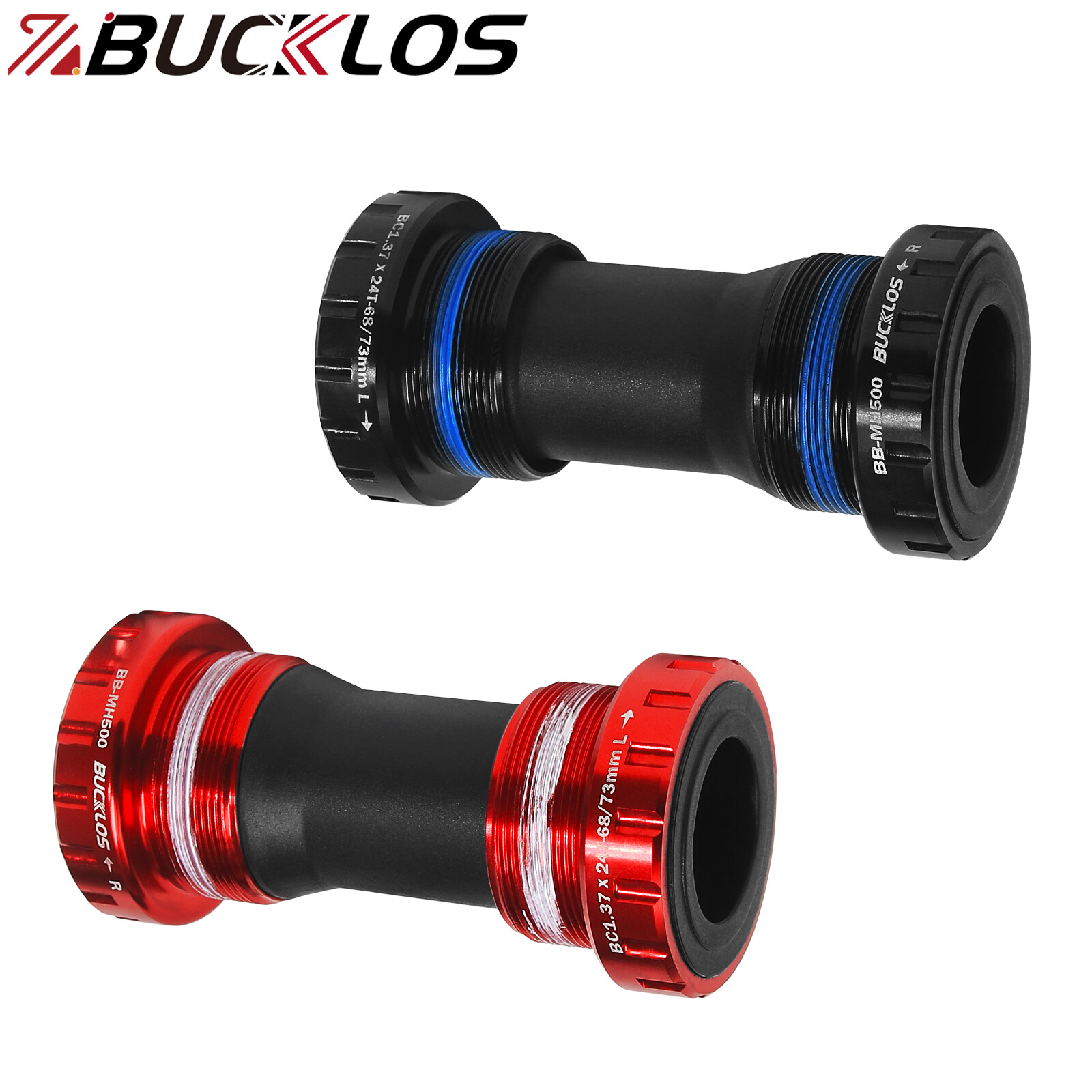 BUCKLOS Bike Bottom Bracket 68-73mm Threaded Hollowtech II Bearing For Shimano