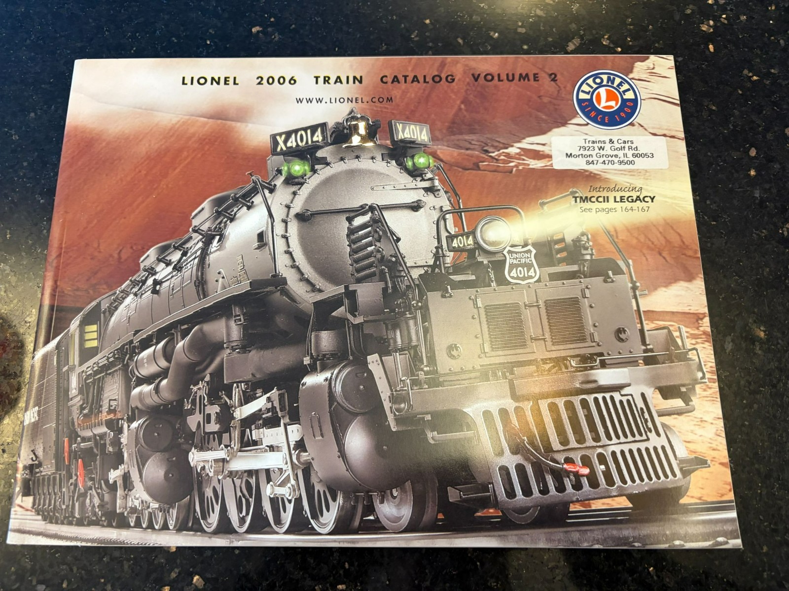 LIONEL TRAINS 2006 CATALOG VOLUME 2 O GAUGE SCALE BOOK 184 PAGES UP BIG BOY 4014