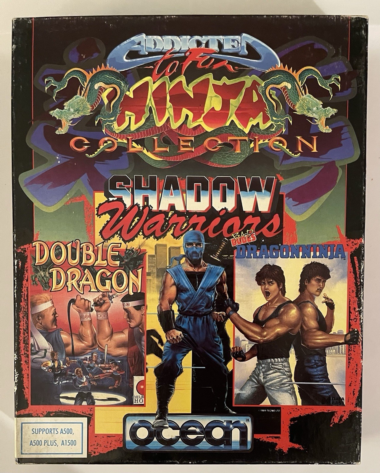 Addicted To Fun Ninja Collection Big Box Amiga Double Dragon Shadow Warriors