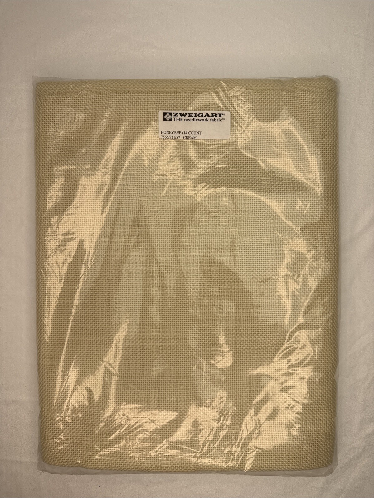 Zweigart Ragusa Cross Stitch Afghan- 14 Count “Honeybee” Sealed NOS 7566/321/57