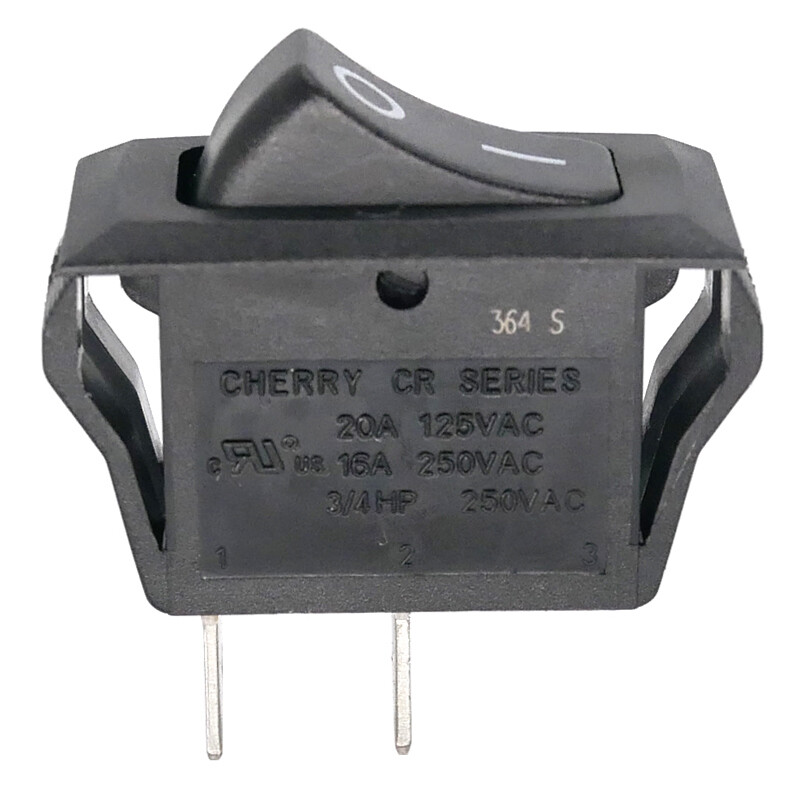HD CHERRY CRE22F2FBBNE 2-pin 2-position 20A 125V 16A 250V On/Off Rocker Switch