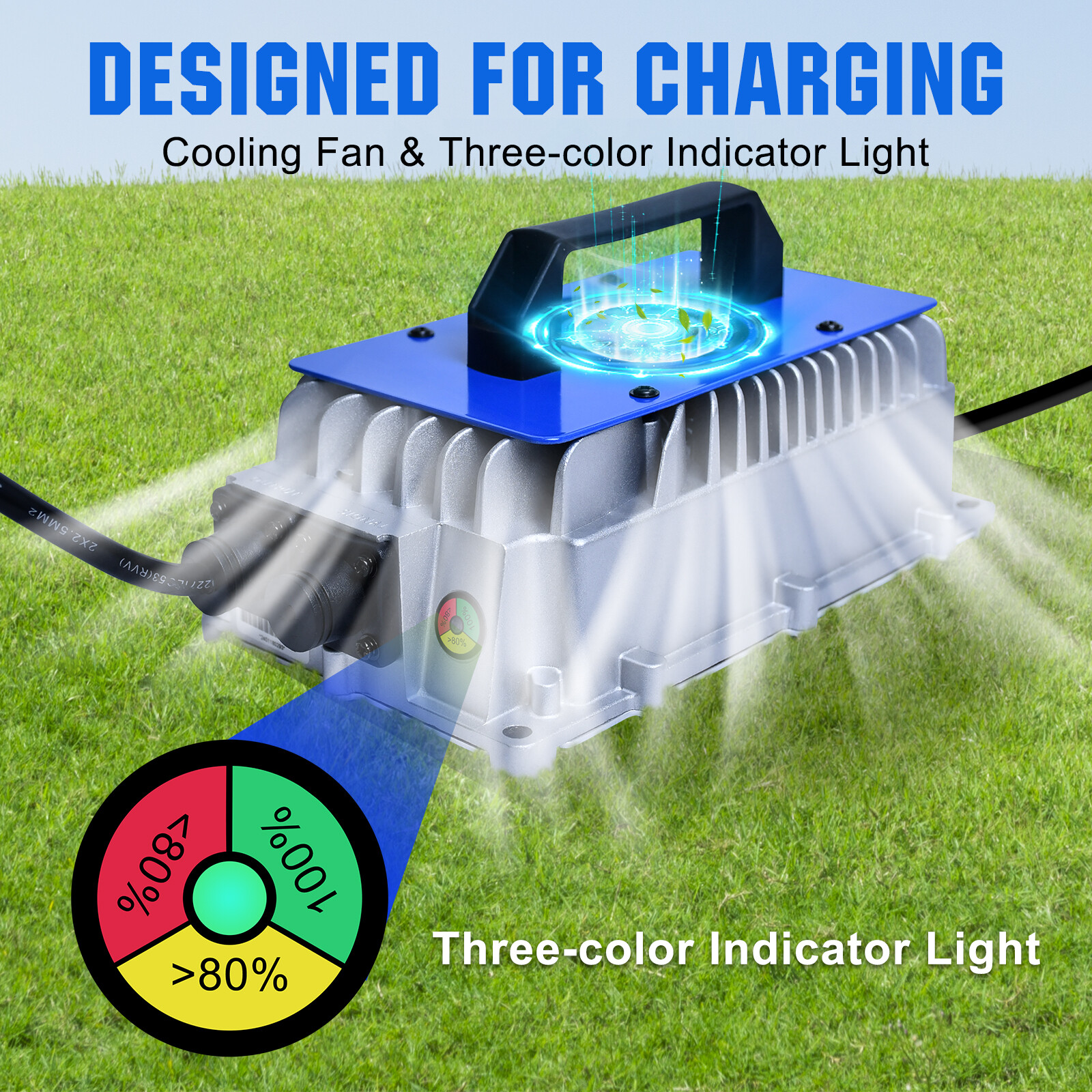 48V 100Ah Lithium Golf Cart Battery with 18A Charger Golf Cart Trolling Motor RV