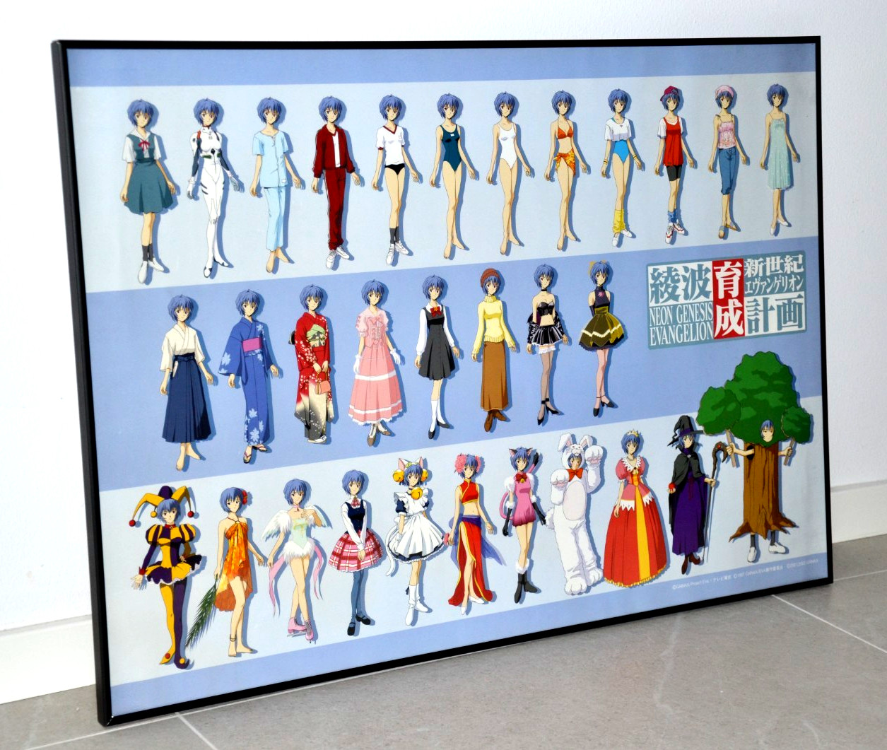 Neon Genesis Evangelion - Bonus B2 Poster  - Sega - Dreamcast 2001 Japanese