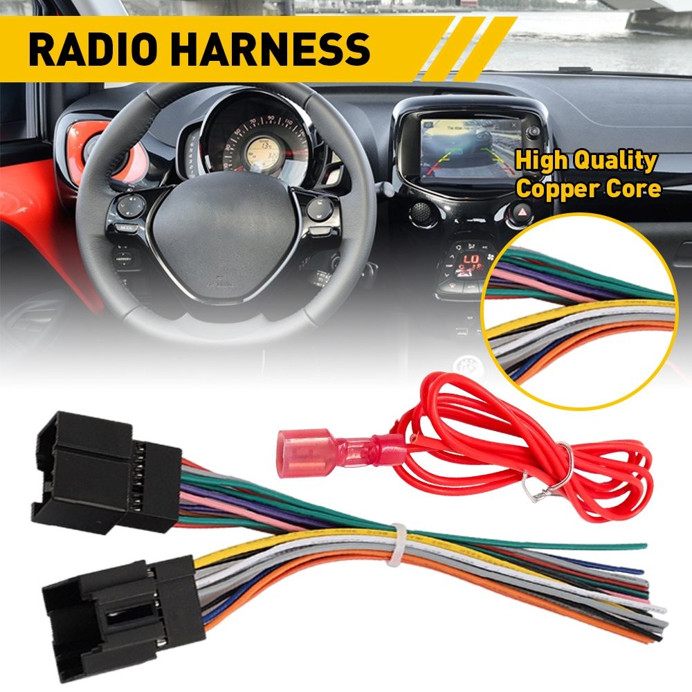 Car Stereo Radio Wiring Harness For Adapter 2007-14 Cadillac Chevy EOA