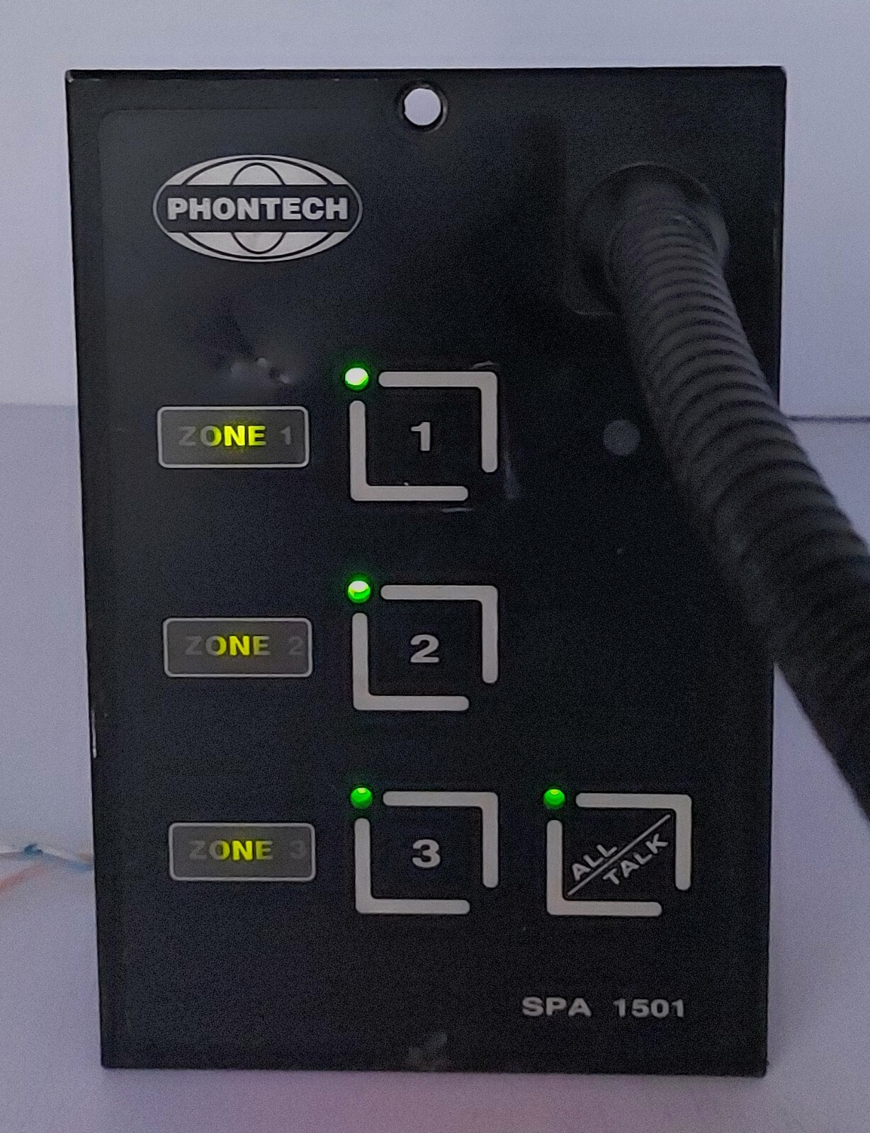 Control Unit with Gooseneck Microphone SPA 1501
