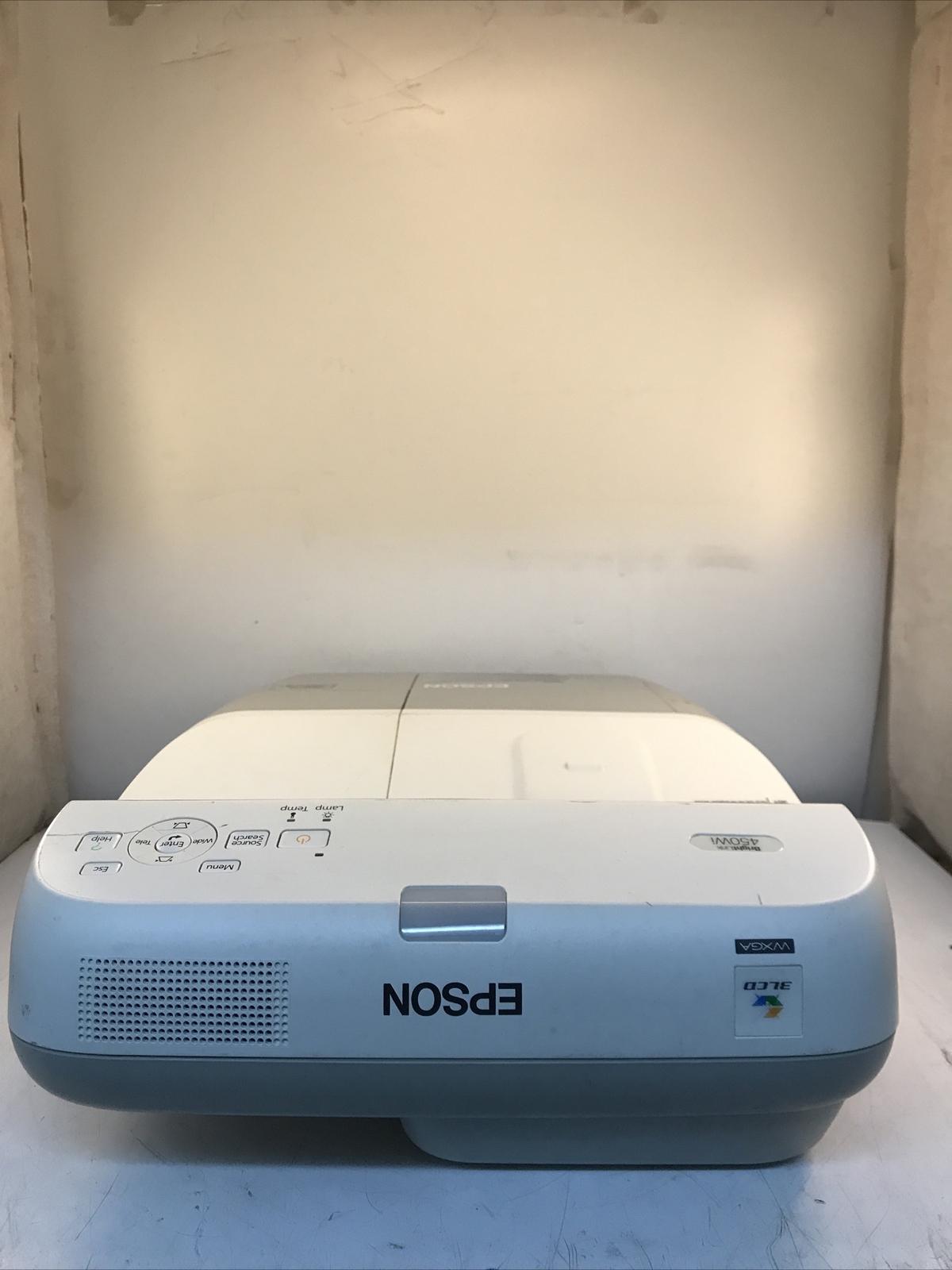 Epson BrightLink 450Wi Interactive Projector / H317A lamp hours 752