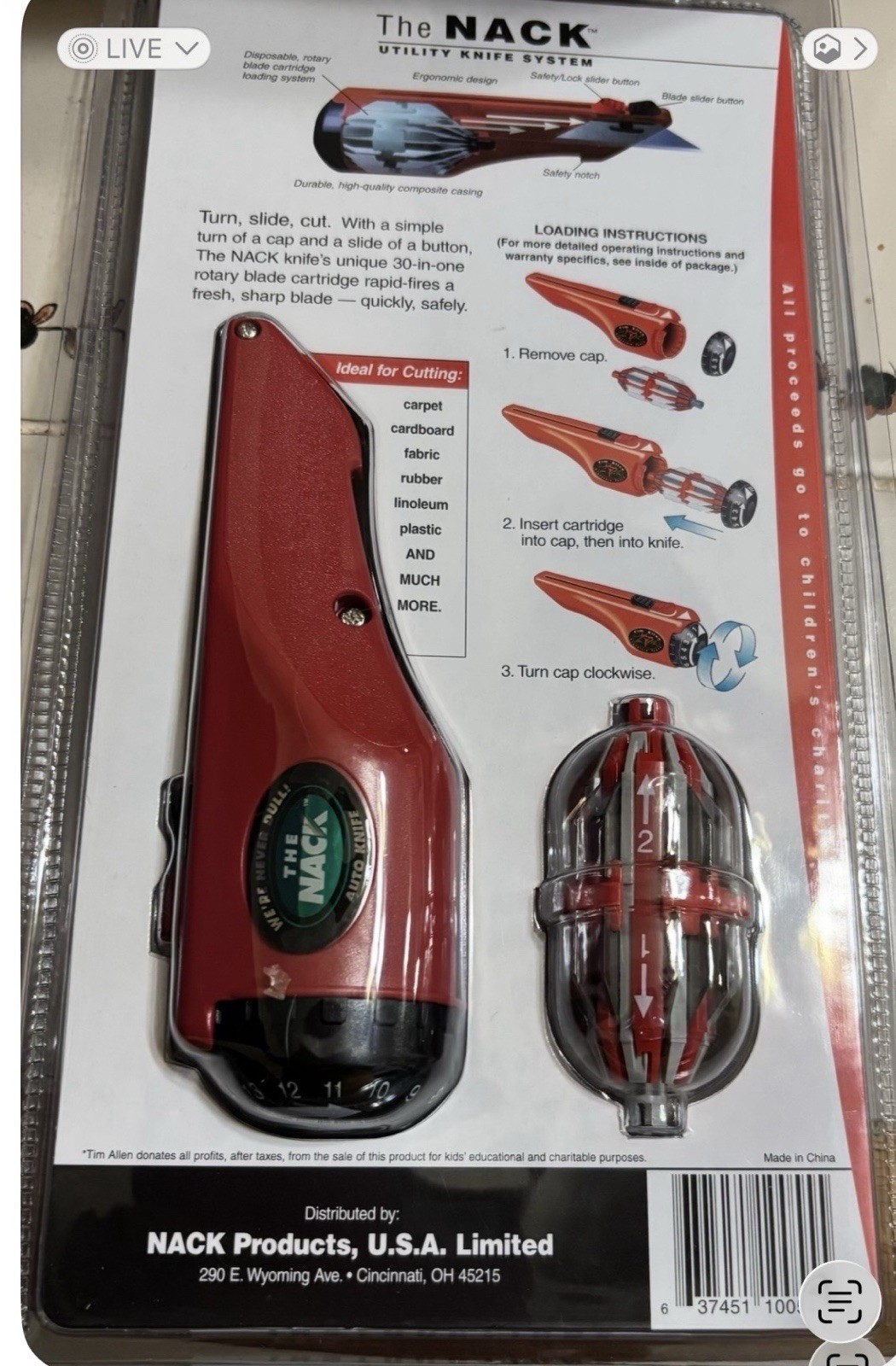 Tim Allen Signature Tools The Nack