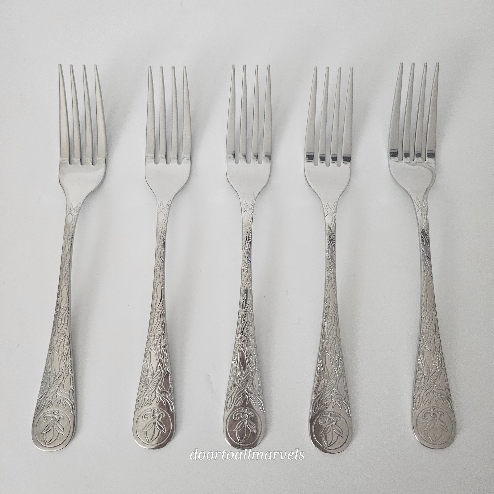 Earth Flatware Dinner Fork by Liberty Tabletop Silverware Marked SMI USA