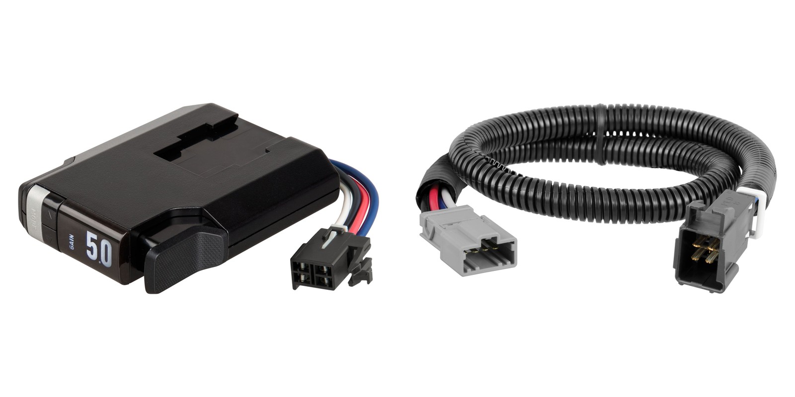 CURT Triflex Next Trailer Brake Controller & Vehicle Wiring Harness 51146 51392