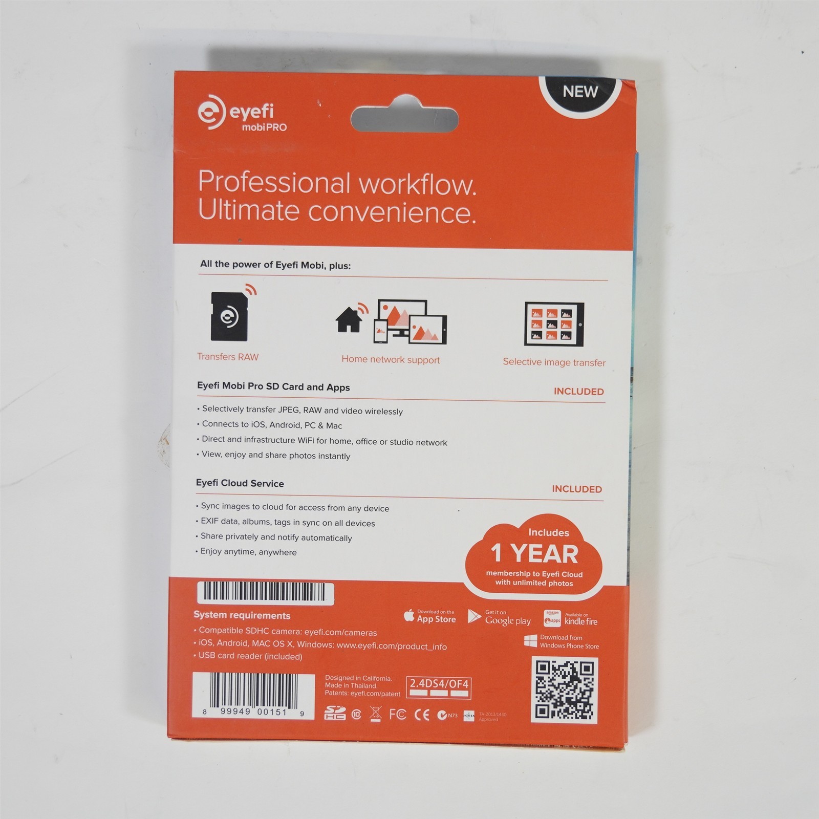 Eyefi mobiPRO 16GB Wifi Class 10 SDHC Memory Card No Reader