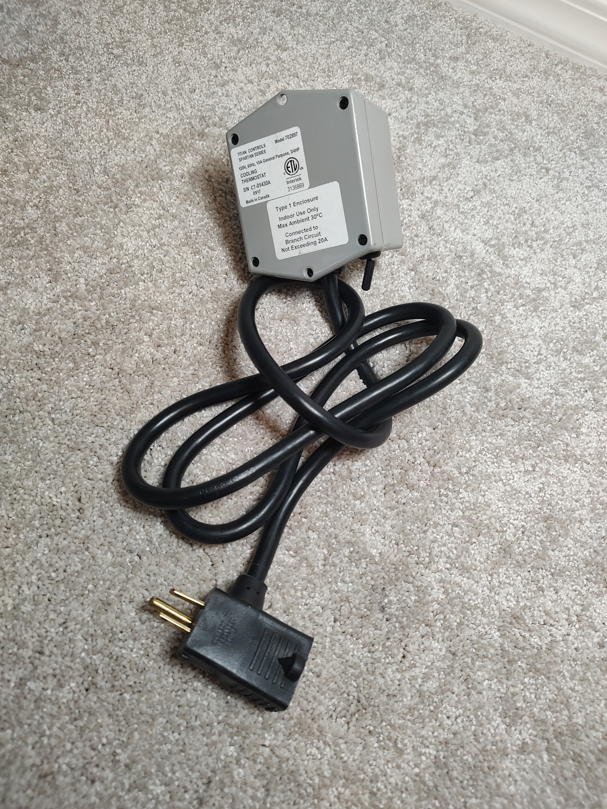 Titan Controls 702897 Spartan Series Fan Speed Controller