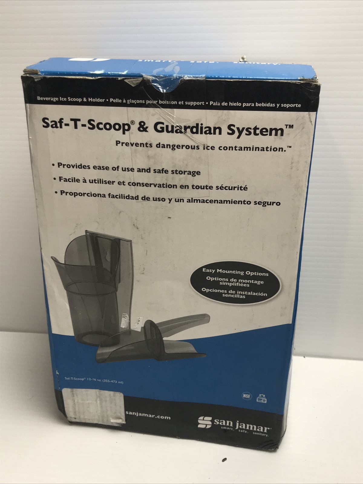 Saf-T- Scoop & Guardian System 6CAL4 Beverage Ice Scoop
