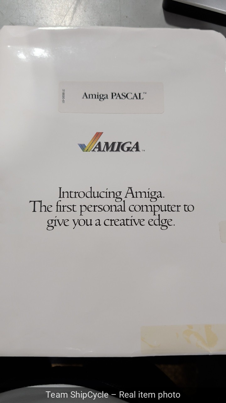 VINTAGE Amiga 1000 Computer Pascal Programming Software Sealed G2U