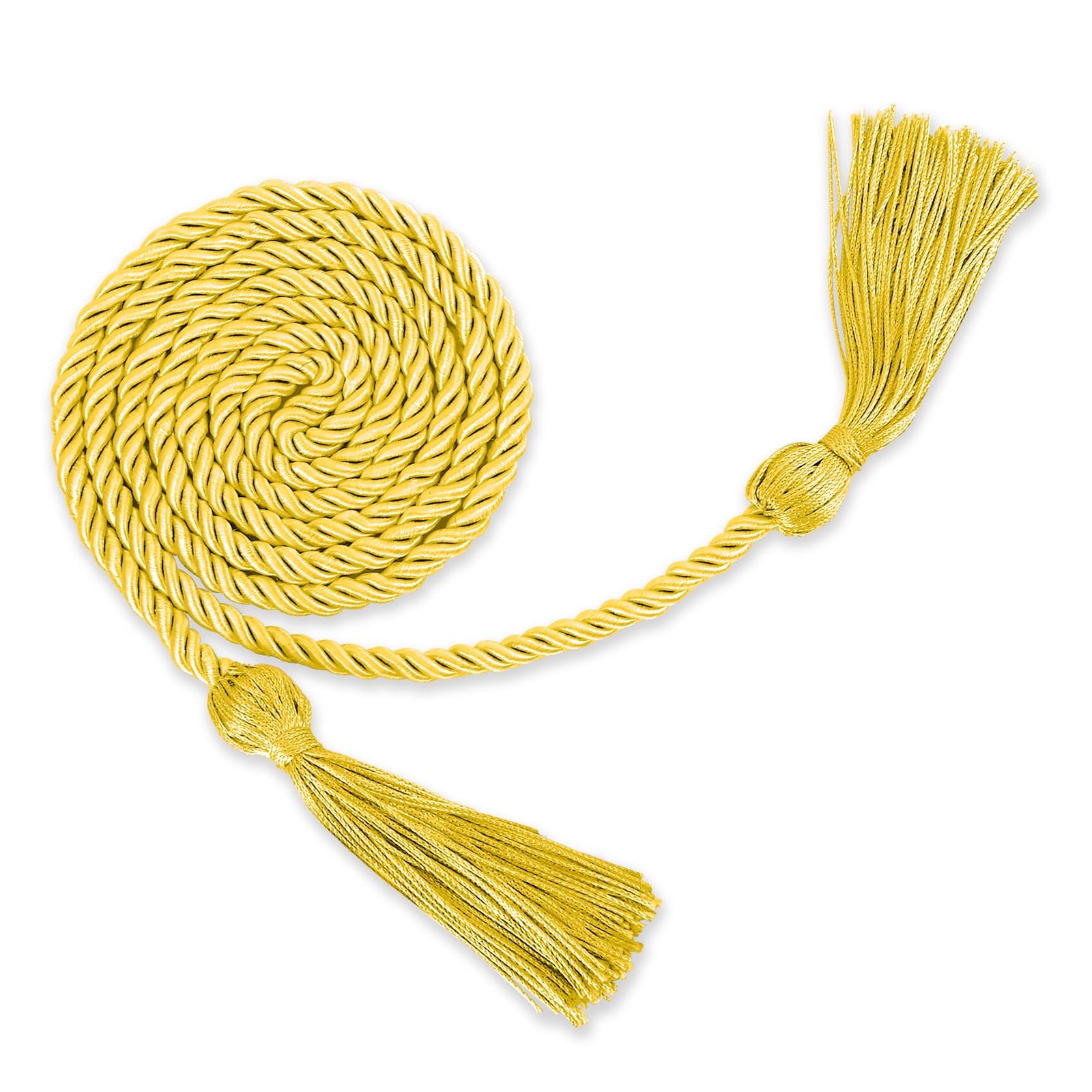 67 Inch Gold Braided Honor Cords 2026 Graduation Bachelor Gown Tassel Rope