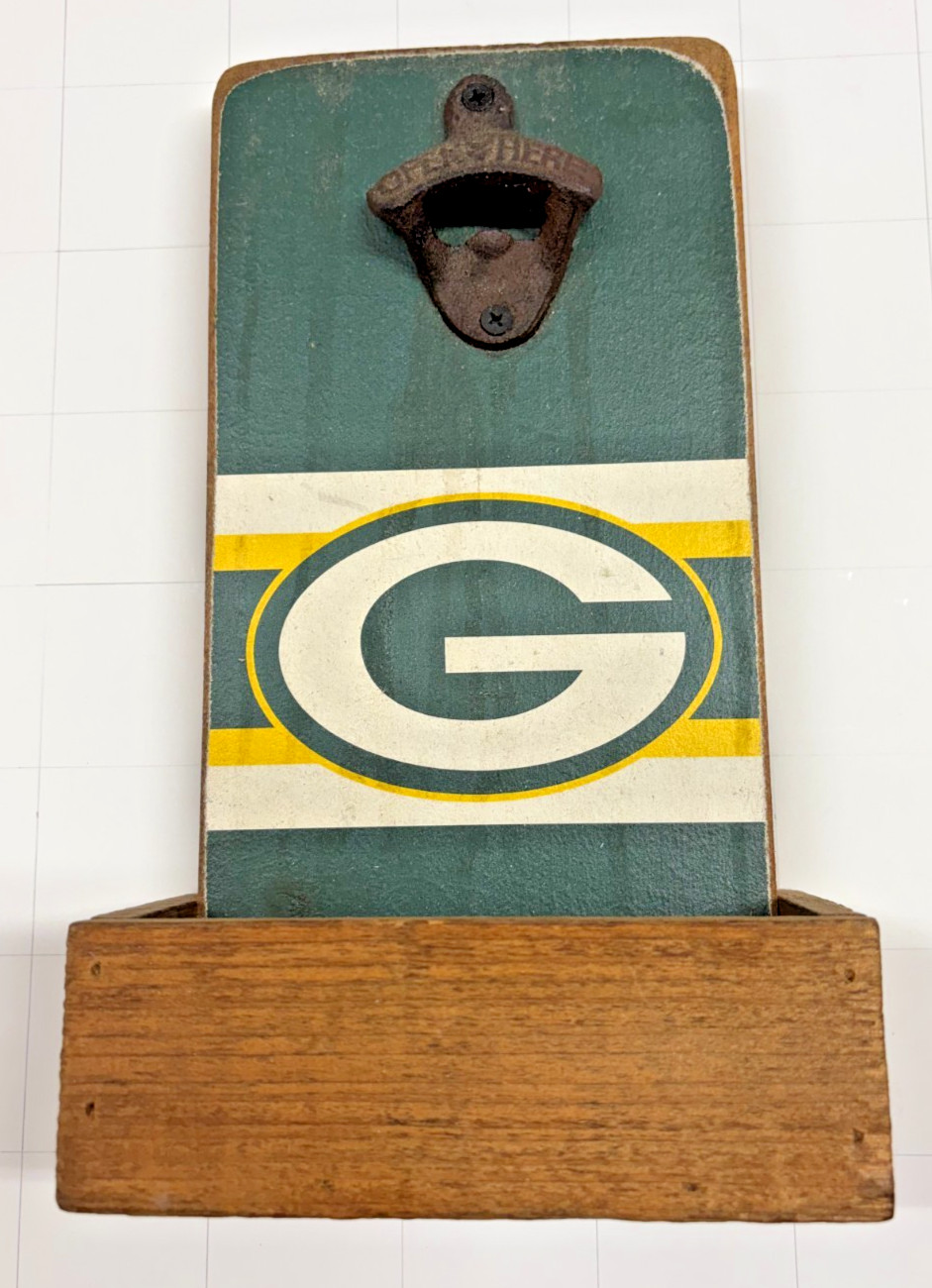 PACKER Wall Mounted Bottle Opener - just what you needed!