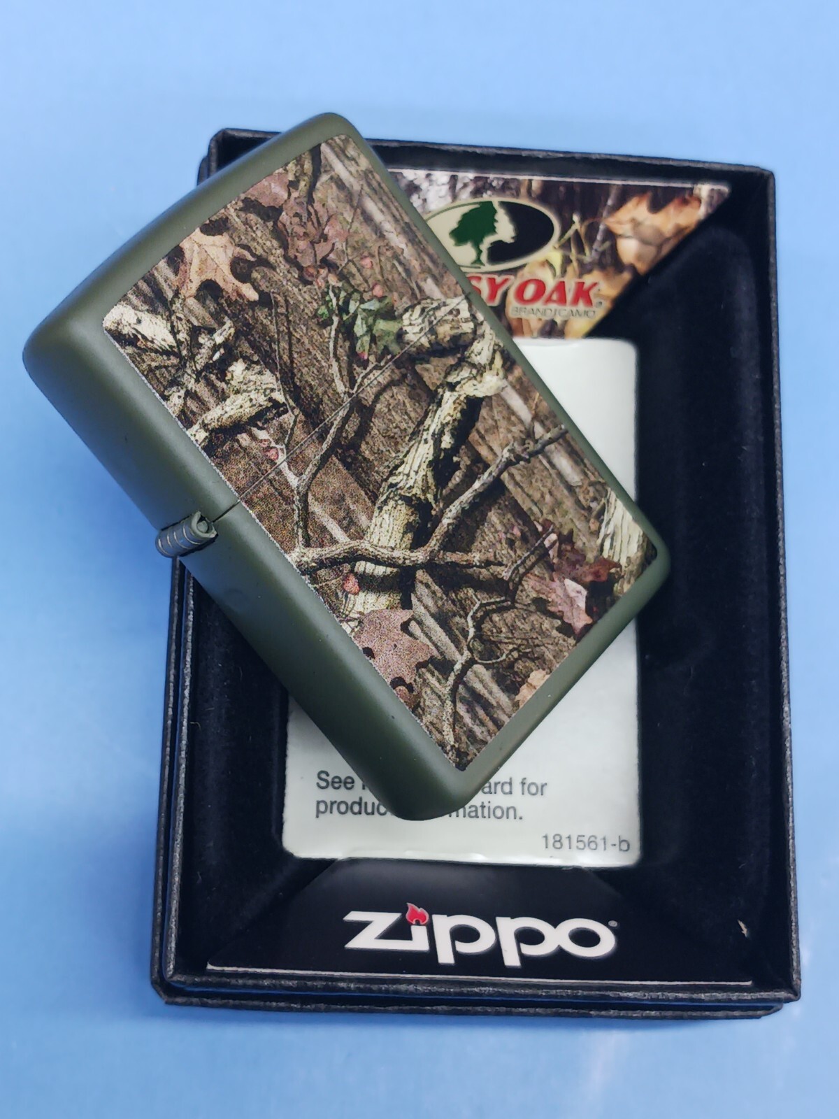 Zippo Green Matte Mossy Oak Break-Up Infinity 28331