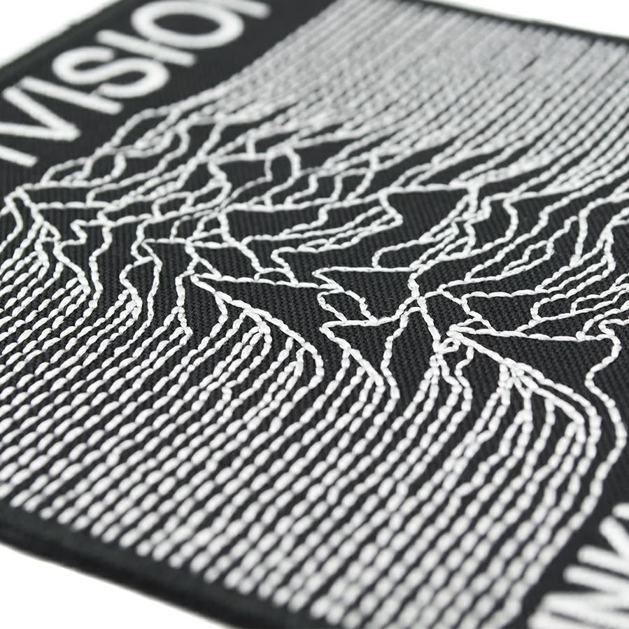 Joy Division Unknown Pleasures Patch | English Post-Punk Gothic Rock Band Logo