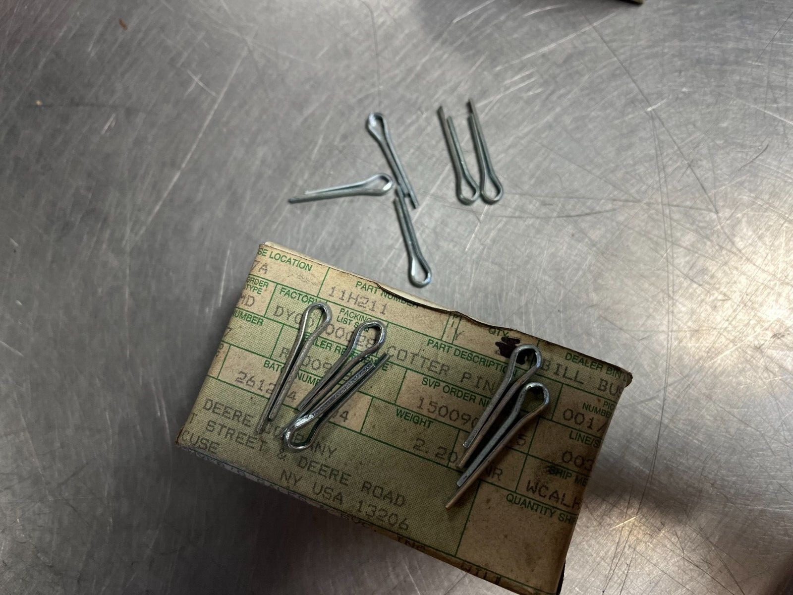 11H211 OEM John Deere Cotter Pin QTY 10