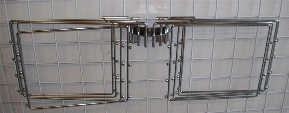 Store Display Fixtures NEW BLACK GRID WALL BRACKET- SWING - IT DISPLAYER