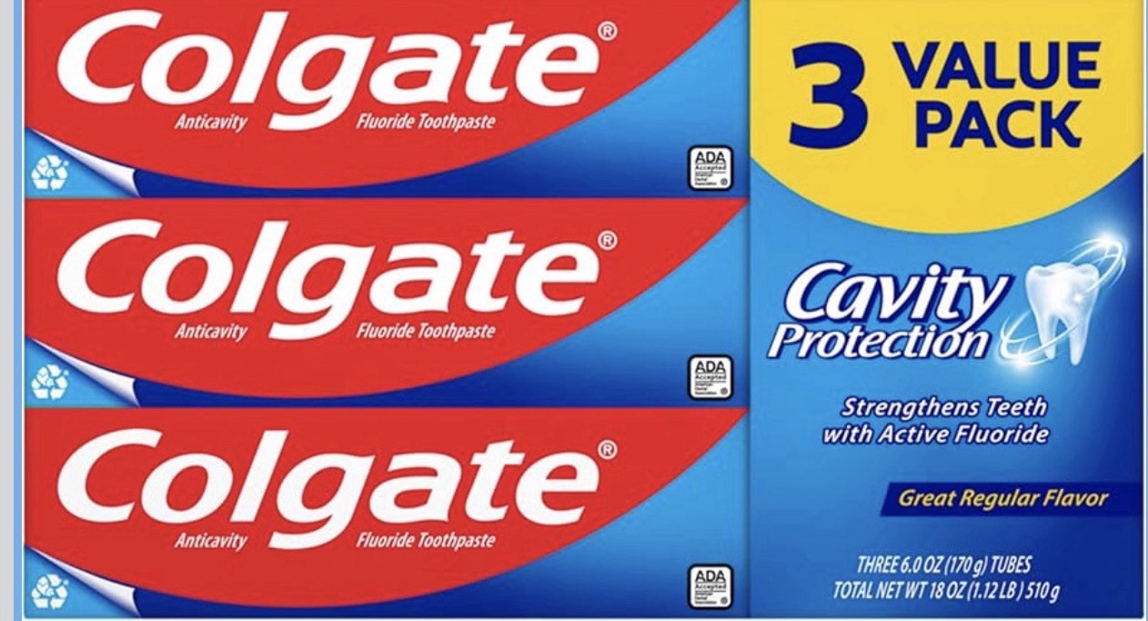 Colgate Cavity Protection Toothpaste, Great Regular Flavor, 6 Oz, 3 Pack