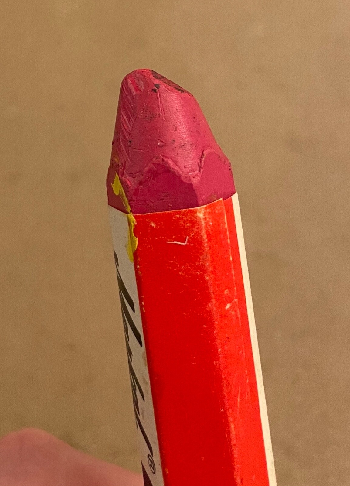 Markal Red/Pink Lumber Crayon - Used