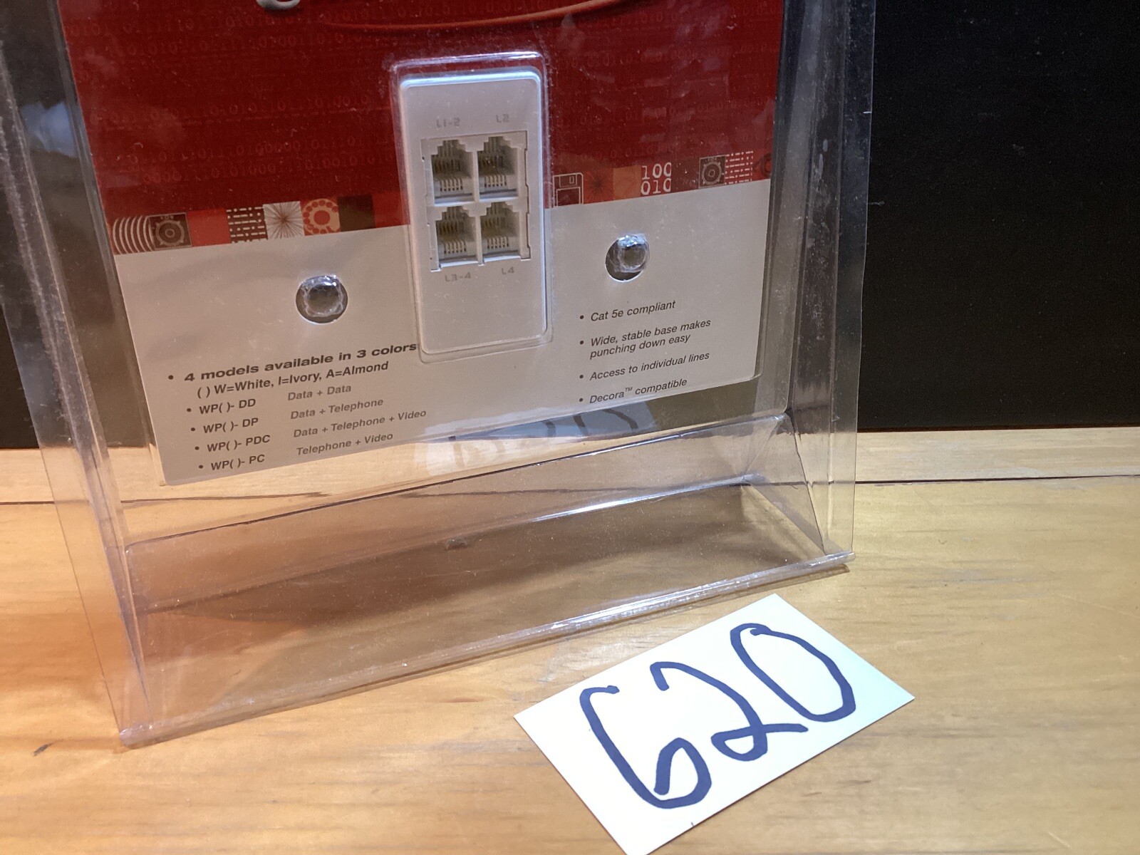 Phone Multiport Wall Connection With Optional Video / Tv Coax Addition White