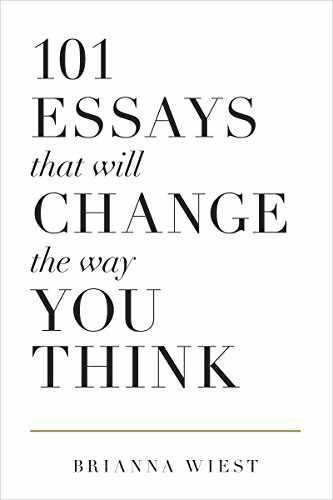 101 Essays That Will Change - Paperback, by Wiest Brianna; Catalog - Very Good