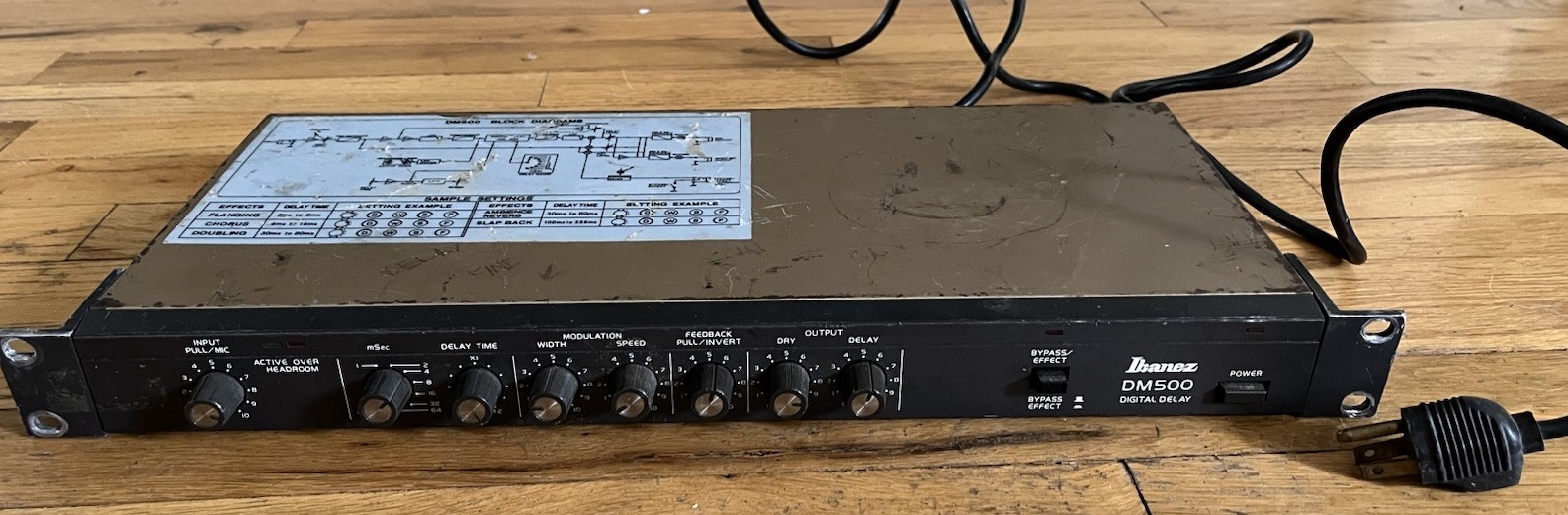 Ibanez DM500, Digital Delay, Vintage Rack