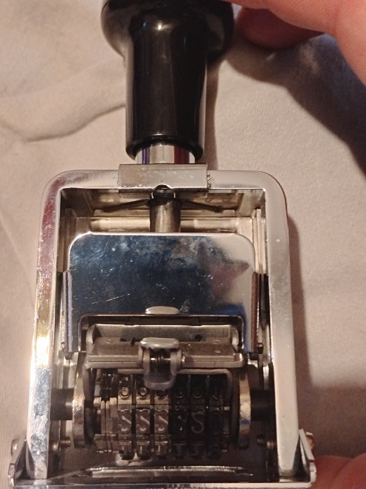 Ideal 32067 Automatic Numbering Machine Stamp Punch Date/Time