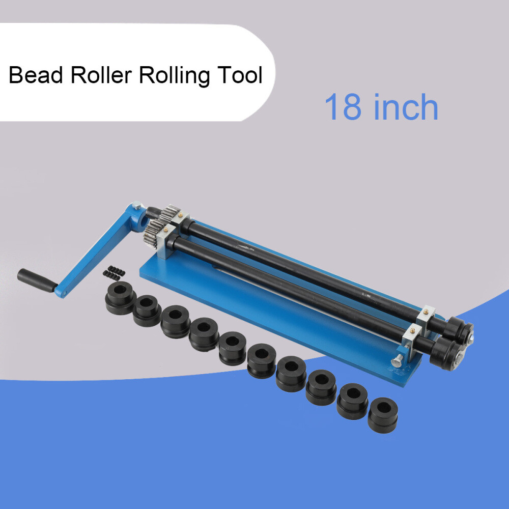 Tube Brader Roller Bead Tool Sheet Metal Bead Roller Machine 18" Rotary Forming