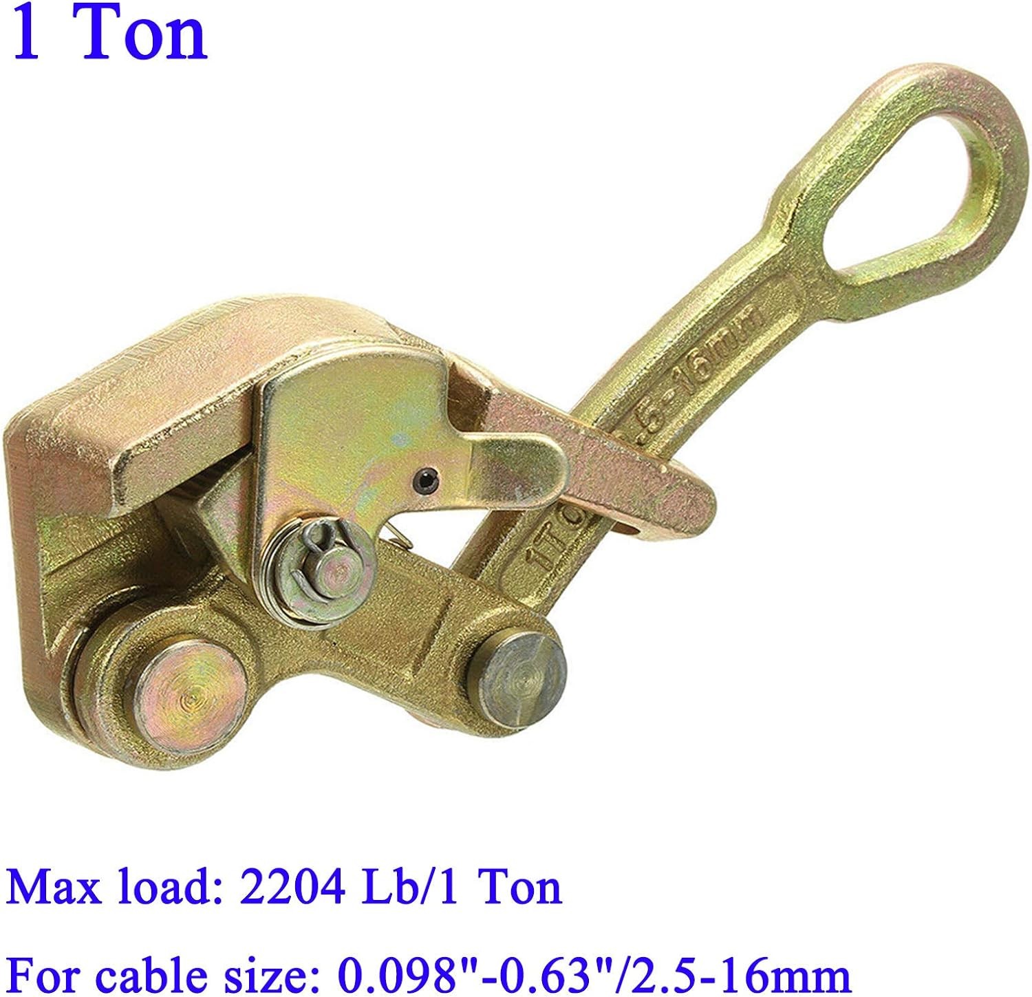 Cable Grip Wire Gripper Steel Cable Puller Tool for Wire Rope,Pulling 2204 Lb...