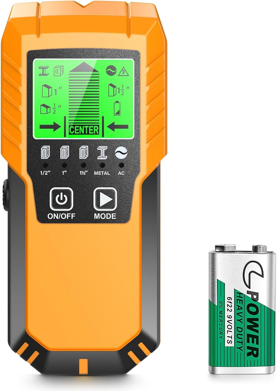 Electronic Stud Finder Wall Scanner with Live Wire Warning and LCD Display | Acc