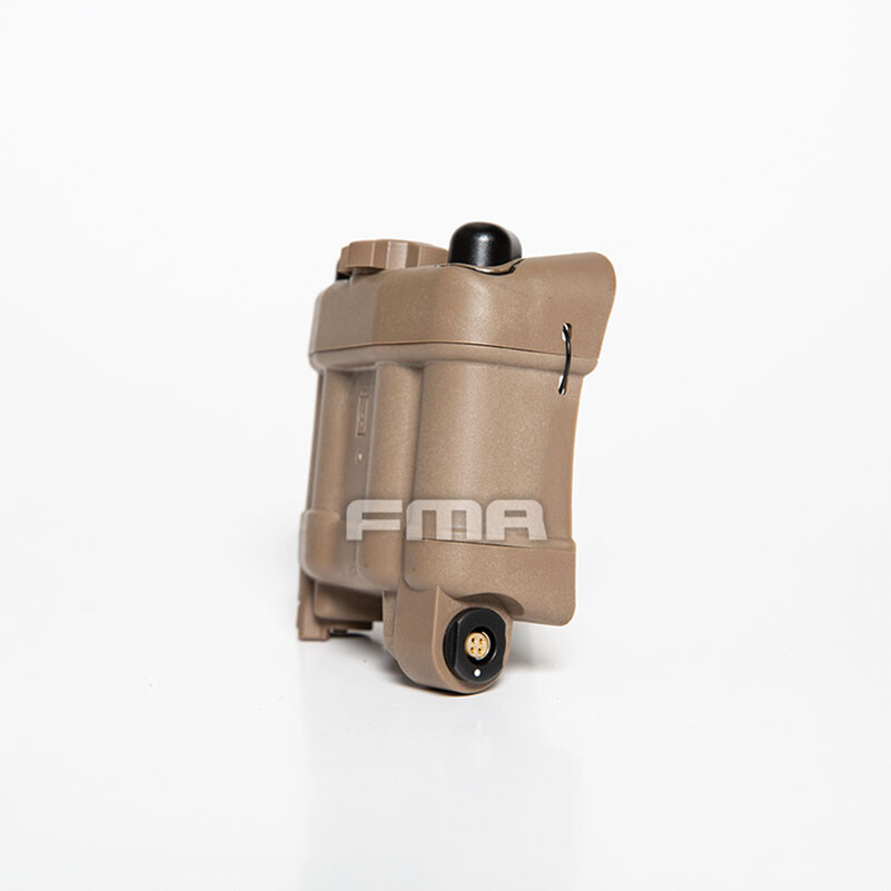 FMA PVS31 IR Infrared Strobe Helmet Battery Storage Case Box & L Cable AOR1