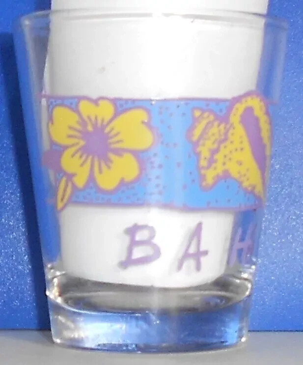Bahamas Shot Glass New