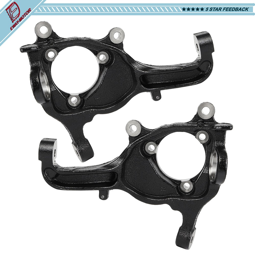 2 Front RH & LH Steering Knuckle For Jeep Liberty 2002 2003 2004 2005 2006 2007