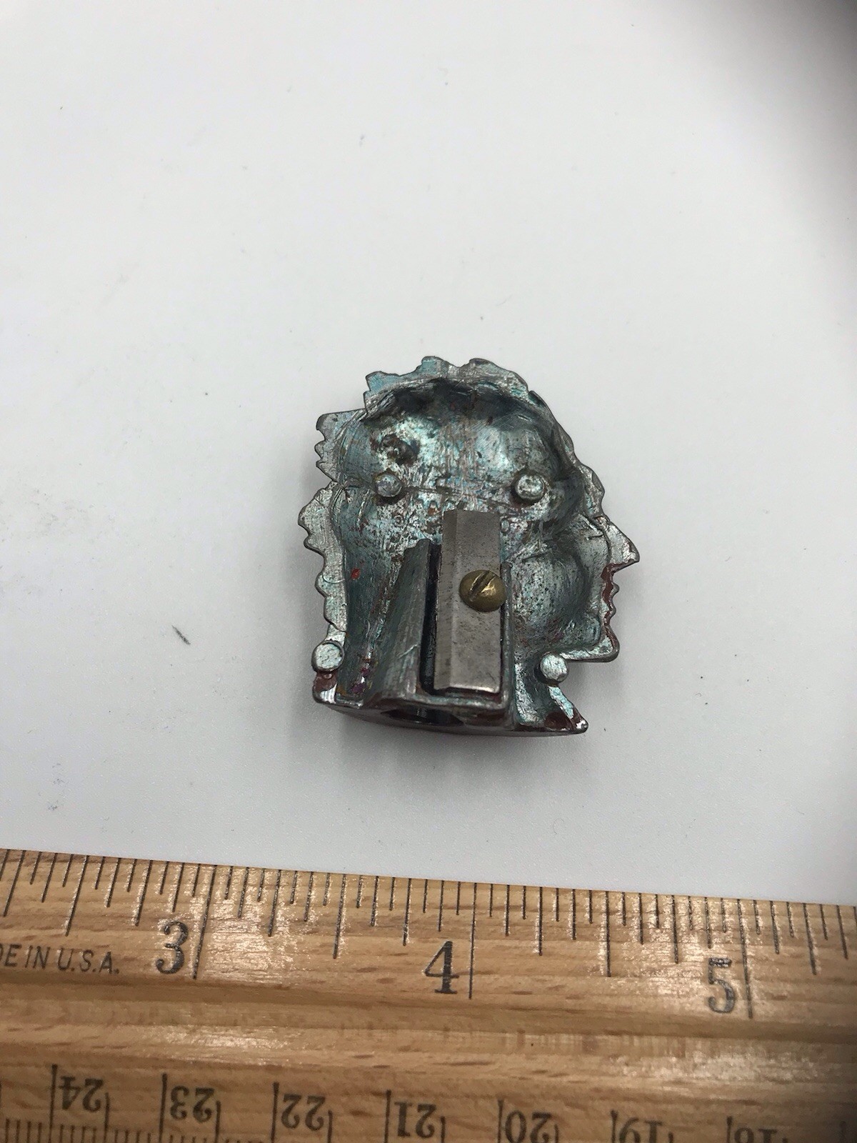 Vintage German Indian Pencil Sharpener Metal