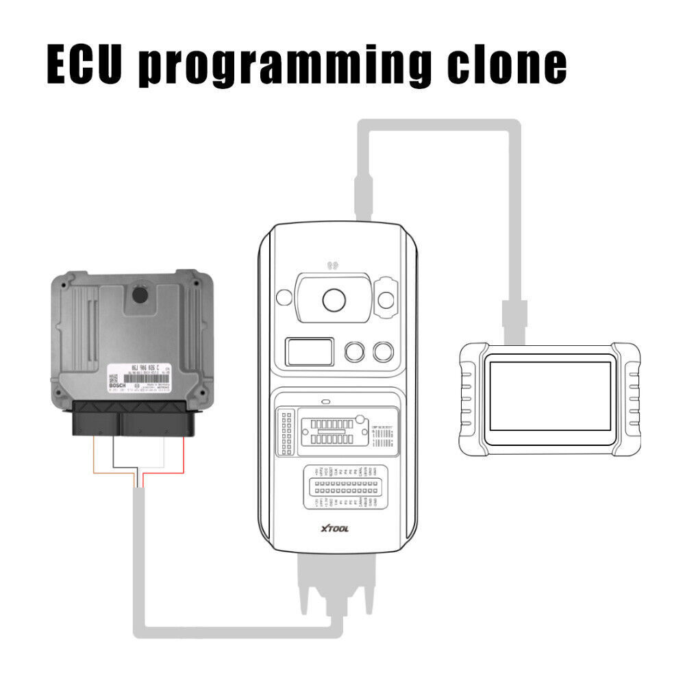 XTOOL USED KC501 Car K^ey Programmer Read Write EEPROM MCU Infrared For Benz