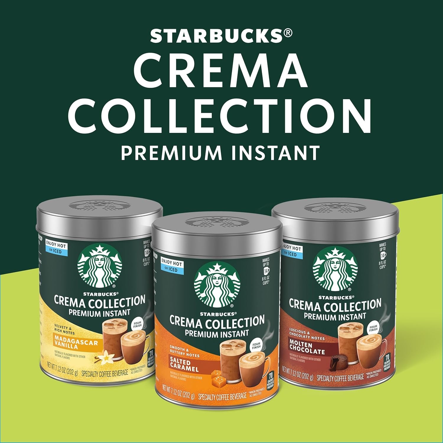 Starbucks Crema Collection Premium Instant Salted Caramel Flavored Instant...