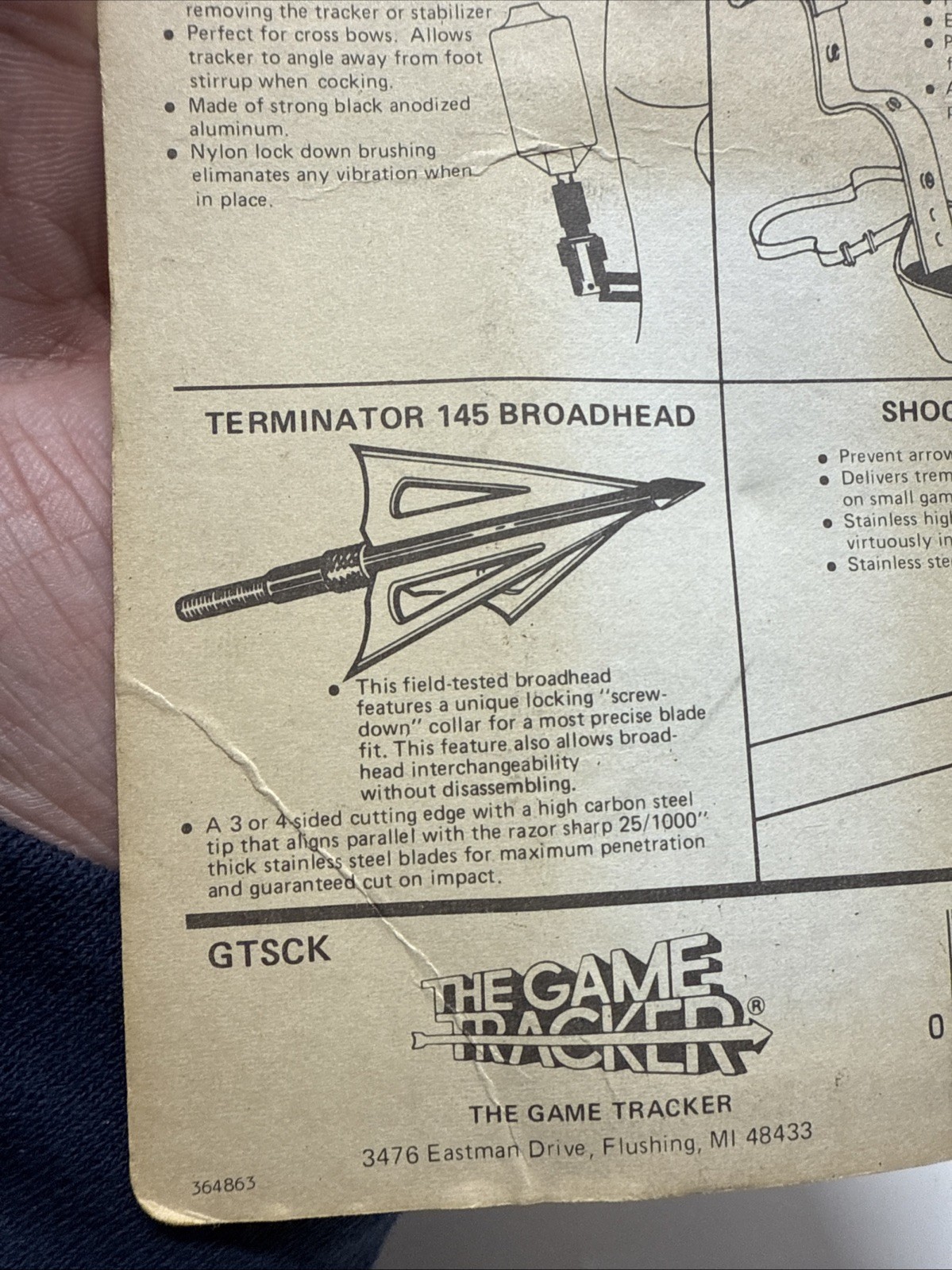 The Game Tracker String Korker Prevents Tracker Line From Being Pulled Out RARE