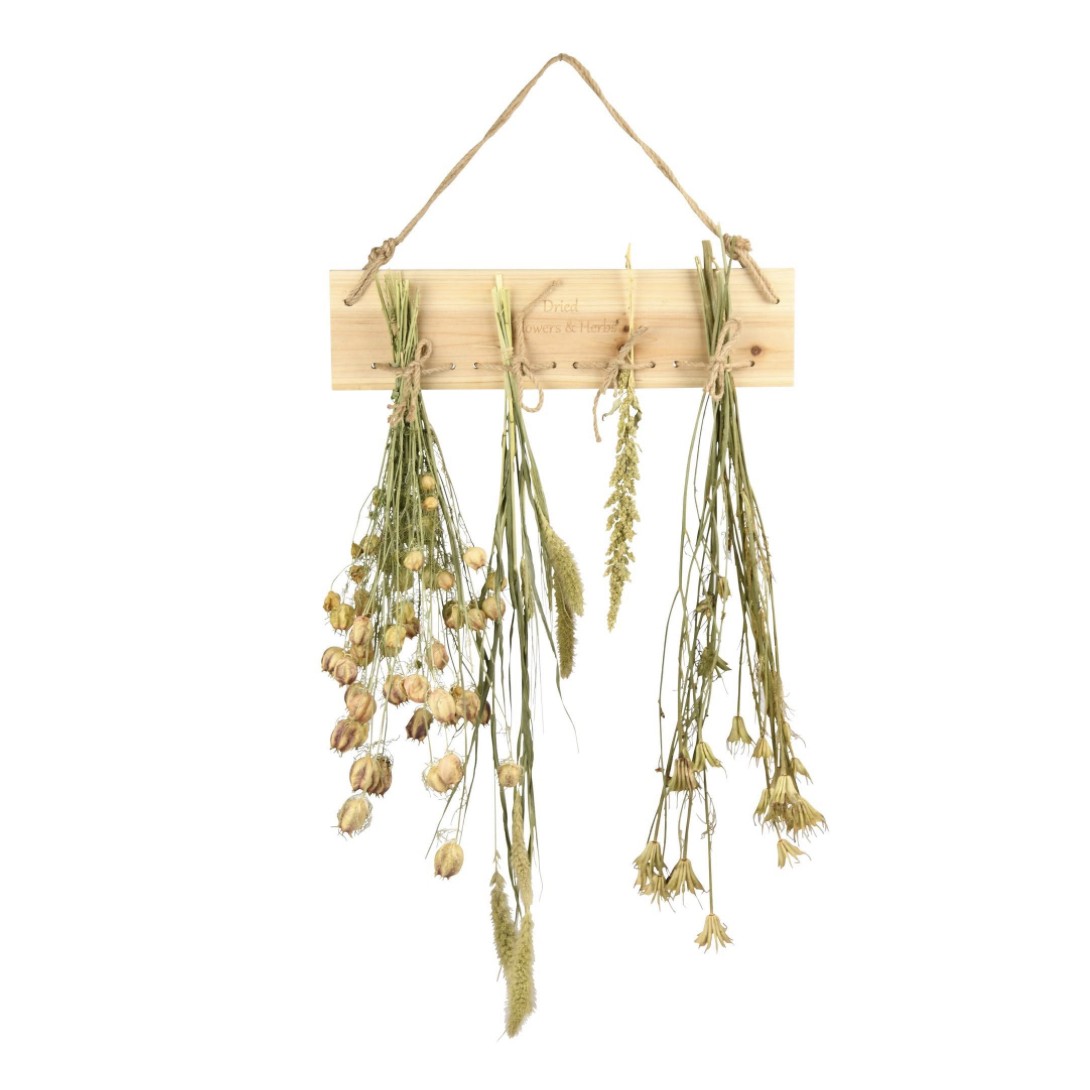 Drip Depot Flower and Herb Wood Drying Rack