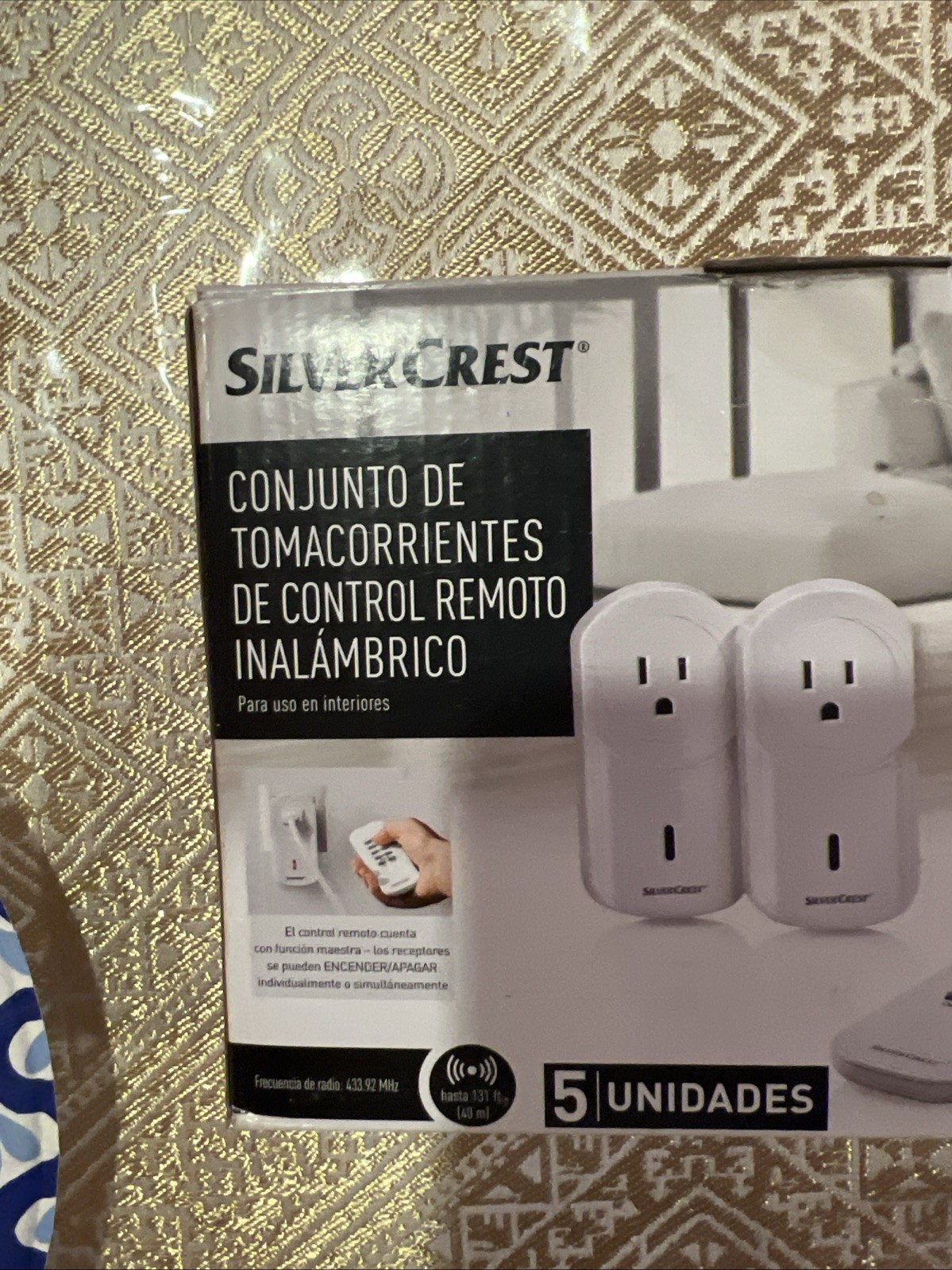 SilverCrest Indoor Wireless Socket Set - Up To 40m Range / 5 Piece Set