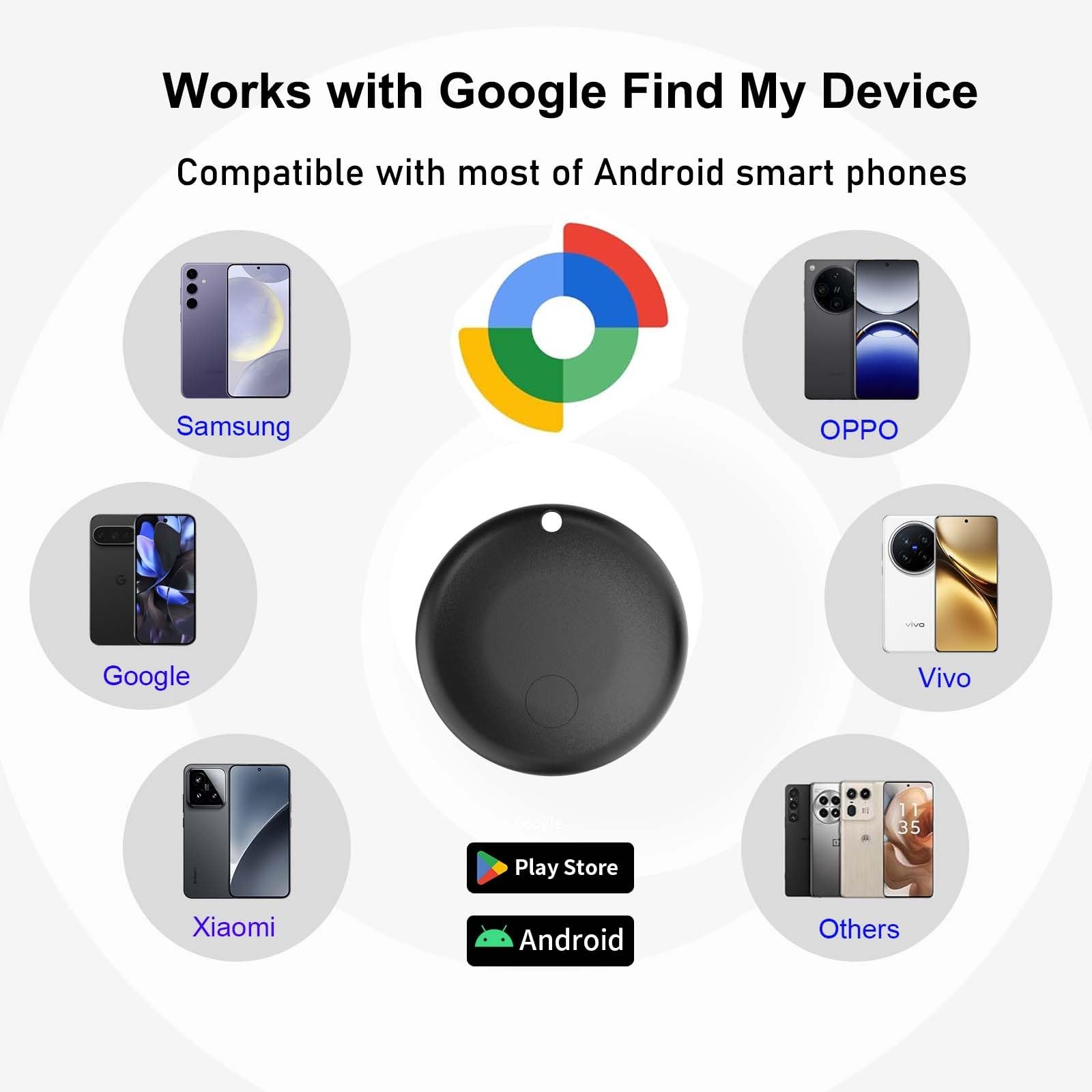 Bluetooth Tracker for Android 1-Pack,Item Finder for Android Device, Works wi...