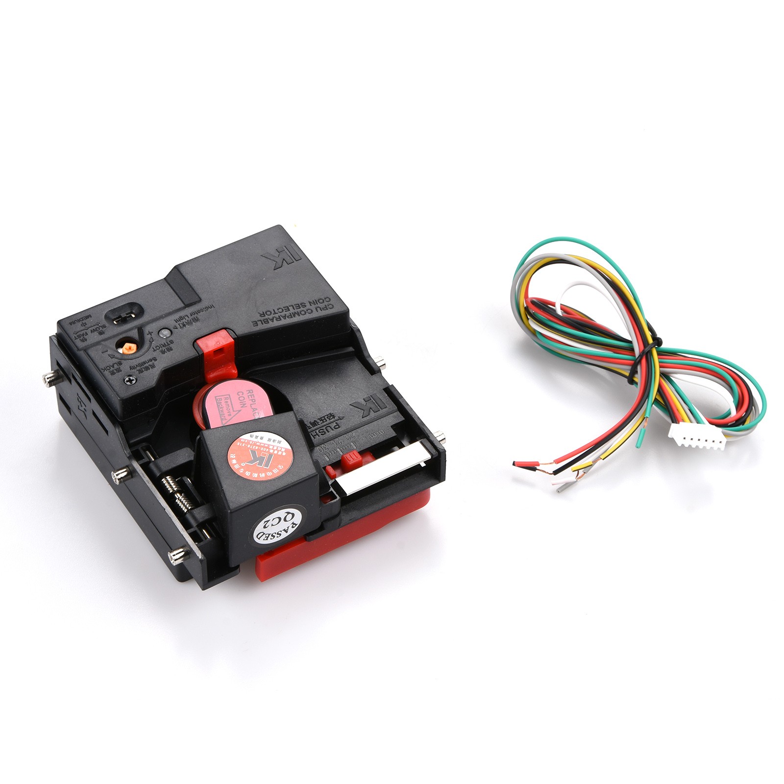 CPU Comparable Coin Selector Arcade Token Acceptor For Mechanism Vending Machine