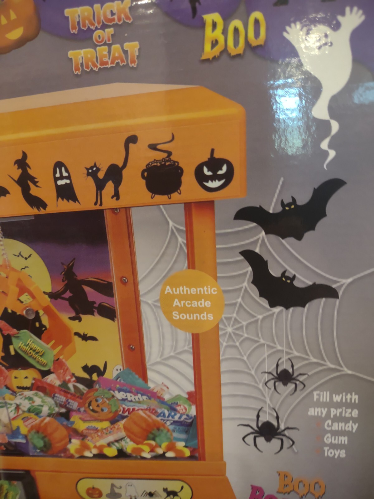 Halloween Claw Candy Carnival Style Prizes Mini Arcade Game Arcade Sound 🎃🧟👻