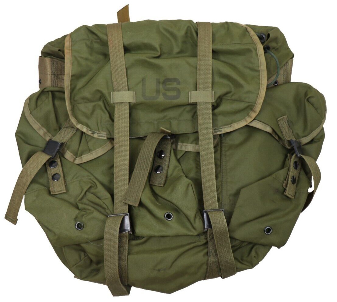 DAMAGED US Military ALICE Medium Pack Only Combat Nylon Backpack Rucksack LCI OD