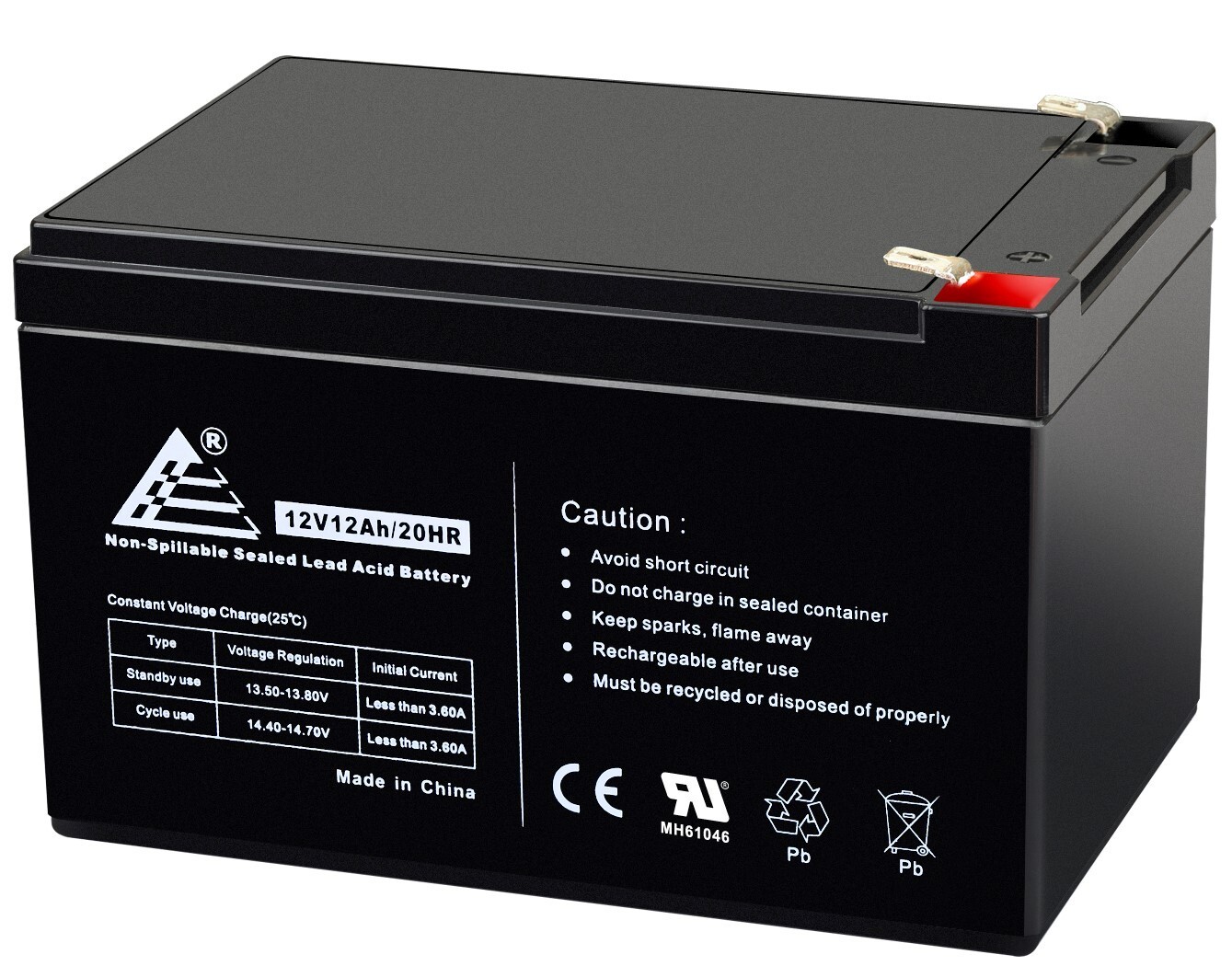 ExpertBattery Replacement For UB12120 12v 12Ah 12 volt 12 Amp-hr BATTERY SLA