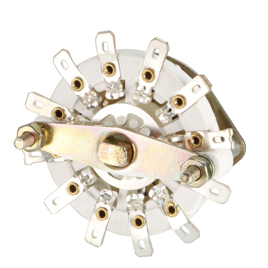 4Pcs 12Pin 2P5T 2 Pole 5 Position Selectable Single Deck Selector Rotary Switch